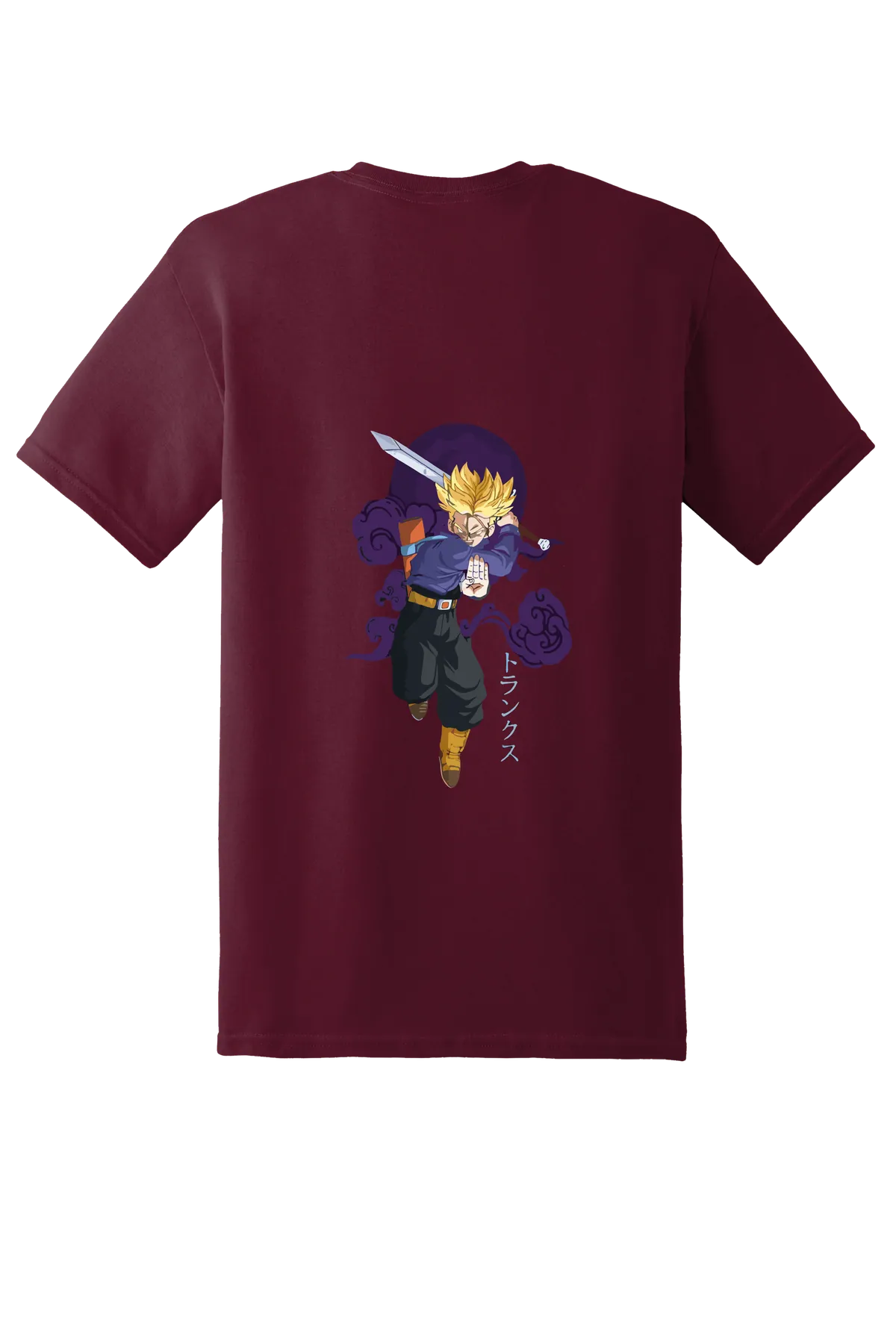 Dragon Ball Tee No. 406, Maroon, back print