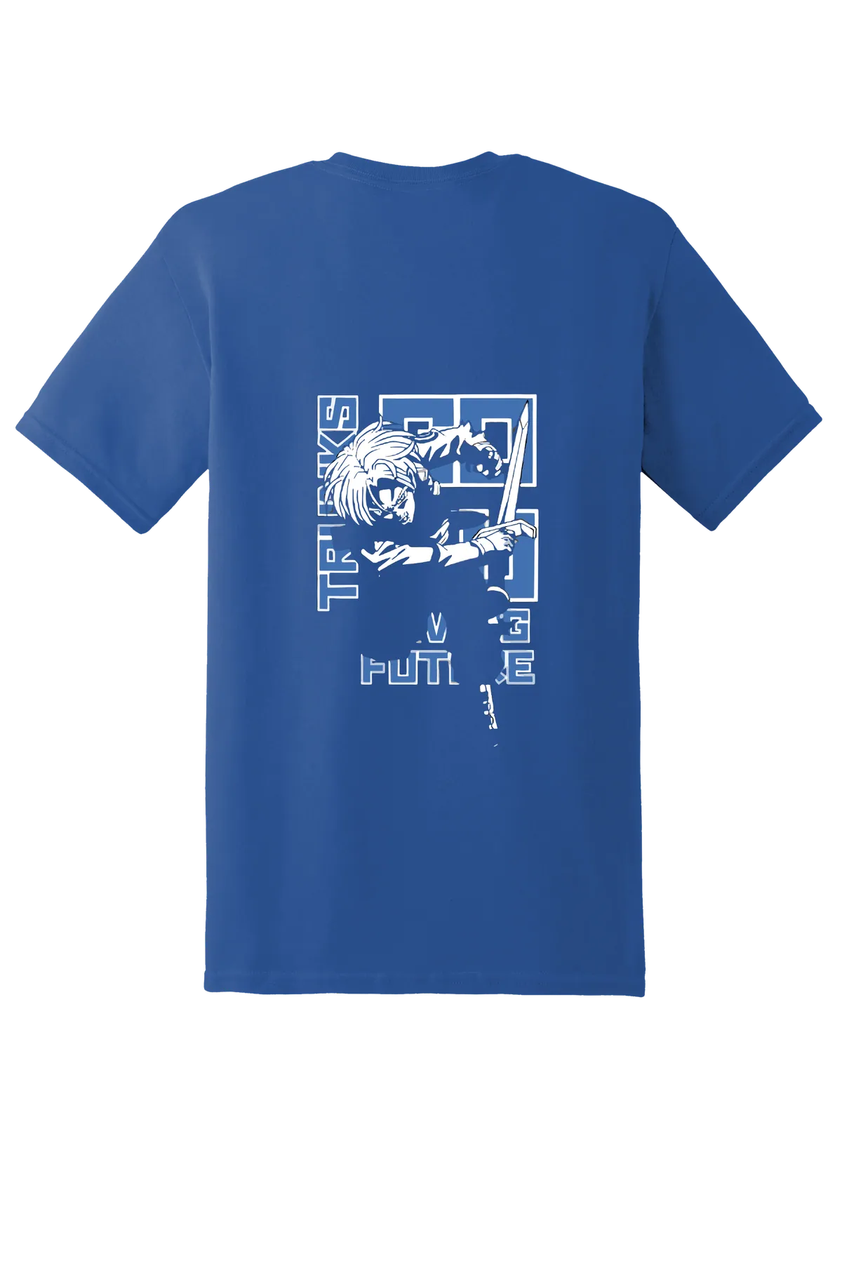 Dragon Ball Tee No. 407, Neon Blue, back print