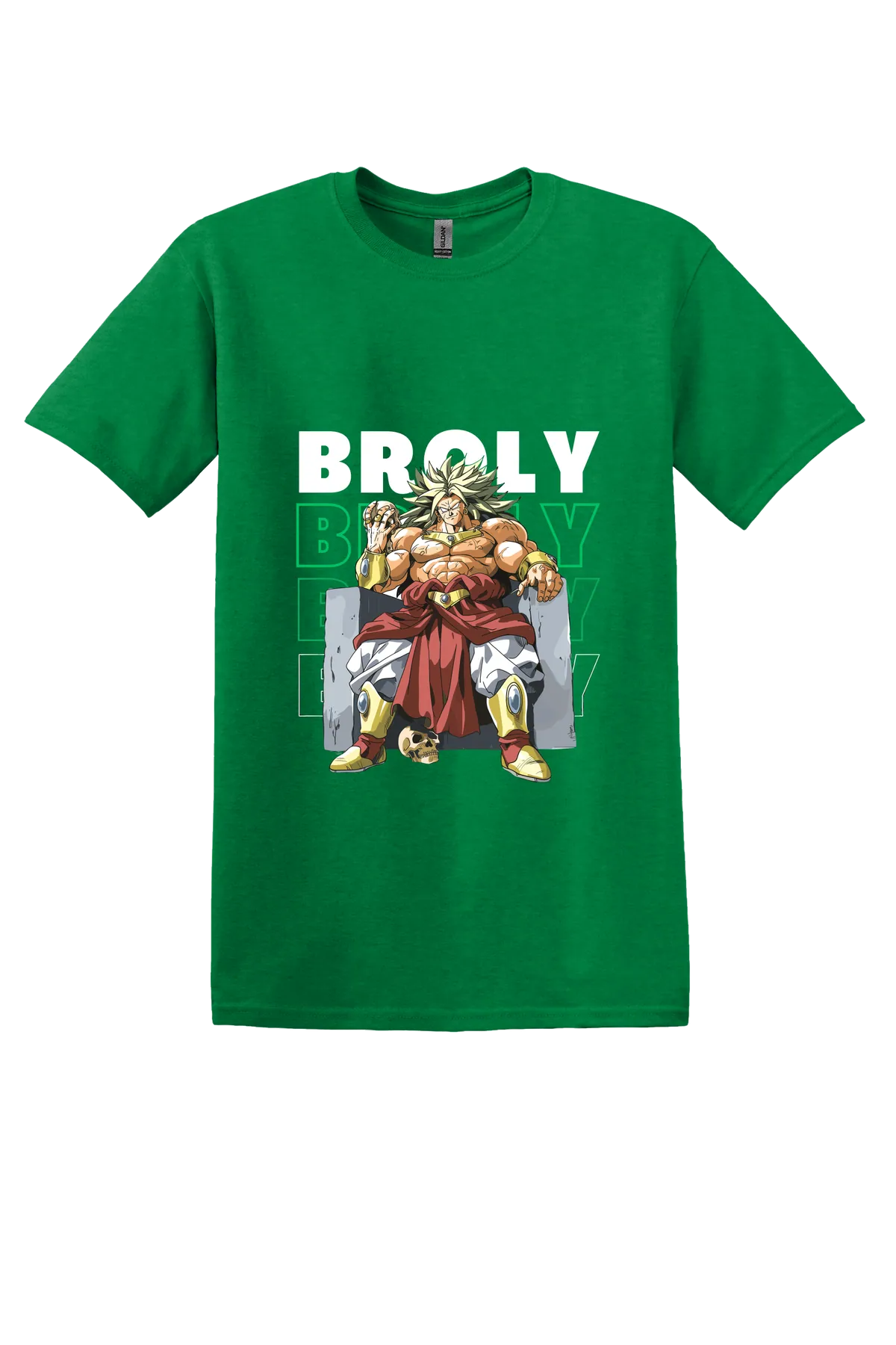 Dragon Ball Tee No. 411, Antique Irish Green, front print