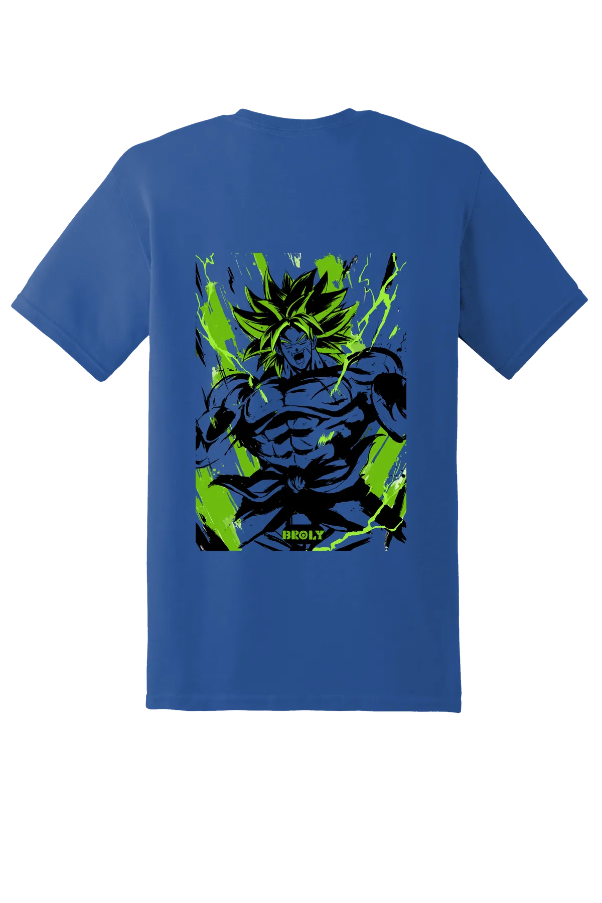 Dragon Ball Tee No. 420, Neon Blue, back print