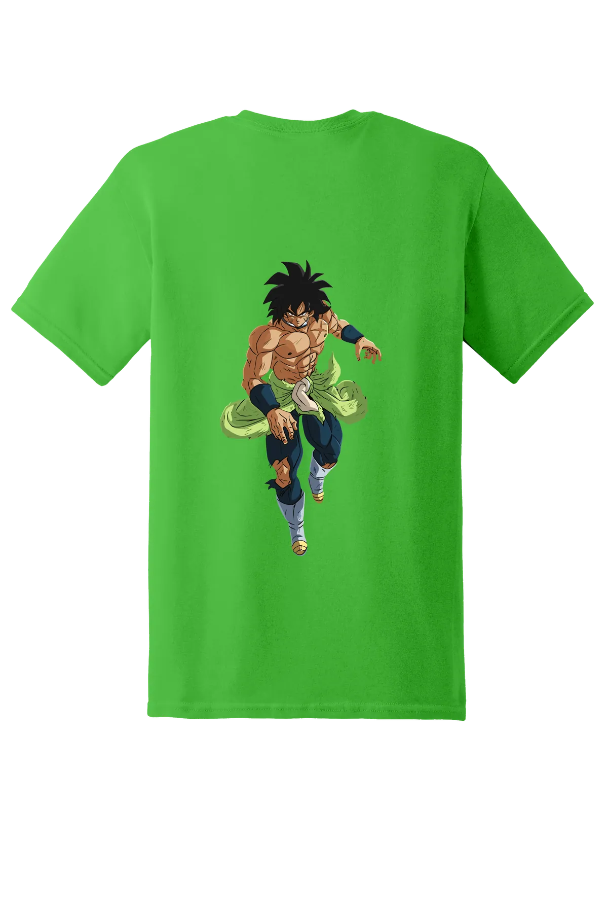 Dragon Ball Tee No. 423, Electric Green, back print