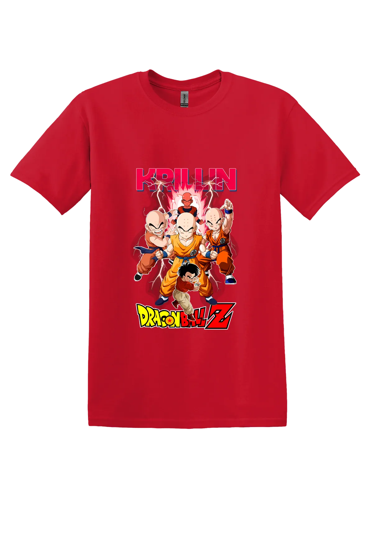 Dragon Ball Tee No. 448, Red, front print