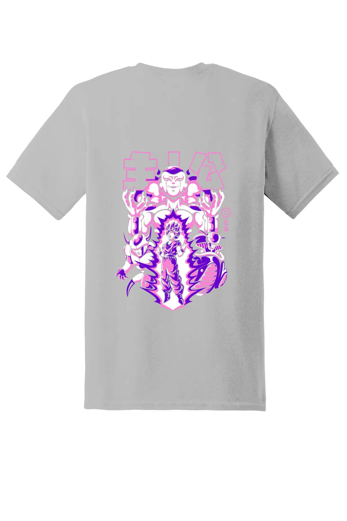 Dragon Ball Tee No. 449, Ice Grey, back print