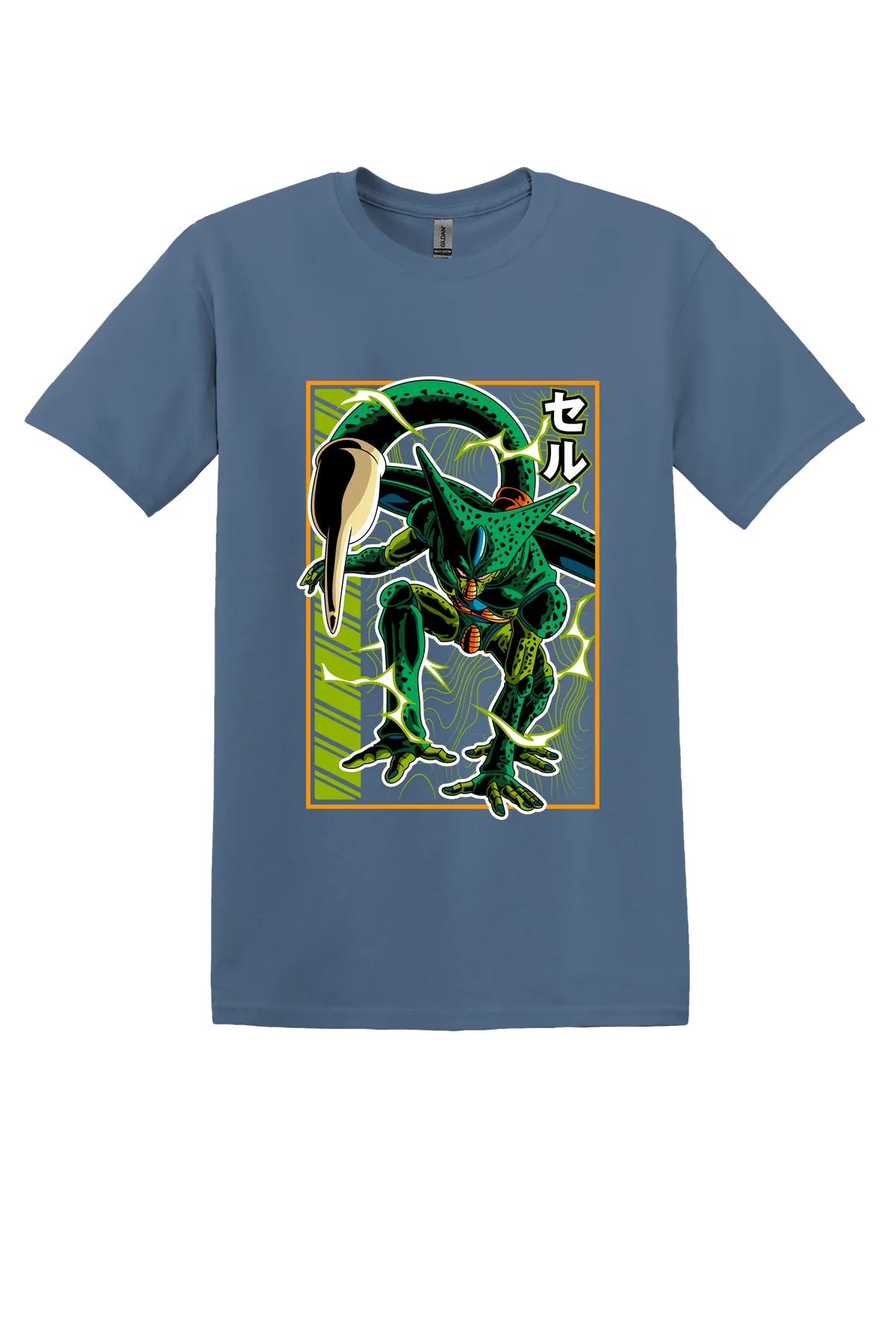 Dragon Ball Tee No. 452, Indigo Blue, front print