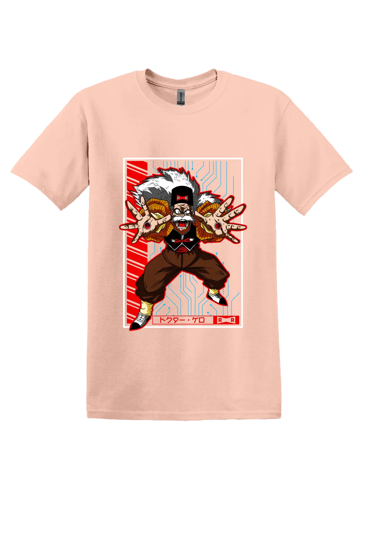 Dragon Ball Tee No. 453, Dusty Rose, front print
