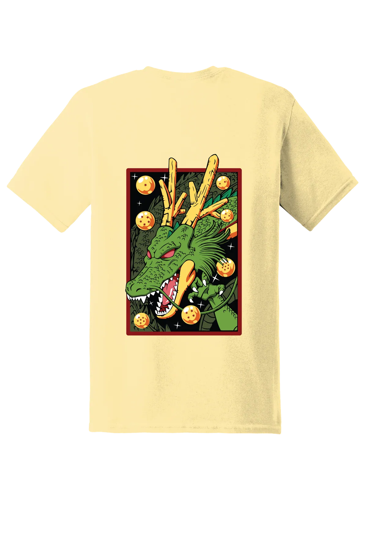 Dragon Ball Tee No. 459, Yellow Haze, back print