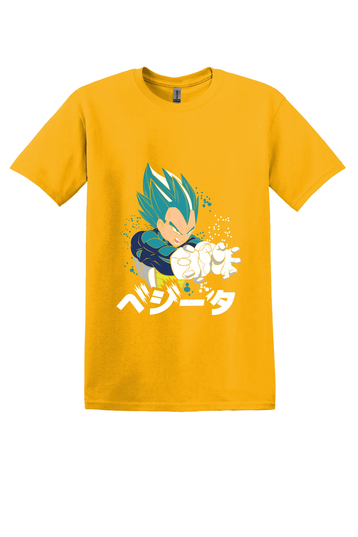 Dragon Ball Tee No. 483, Gold, front print