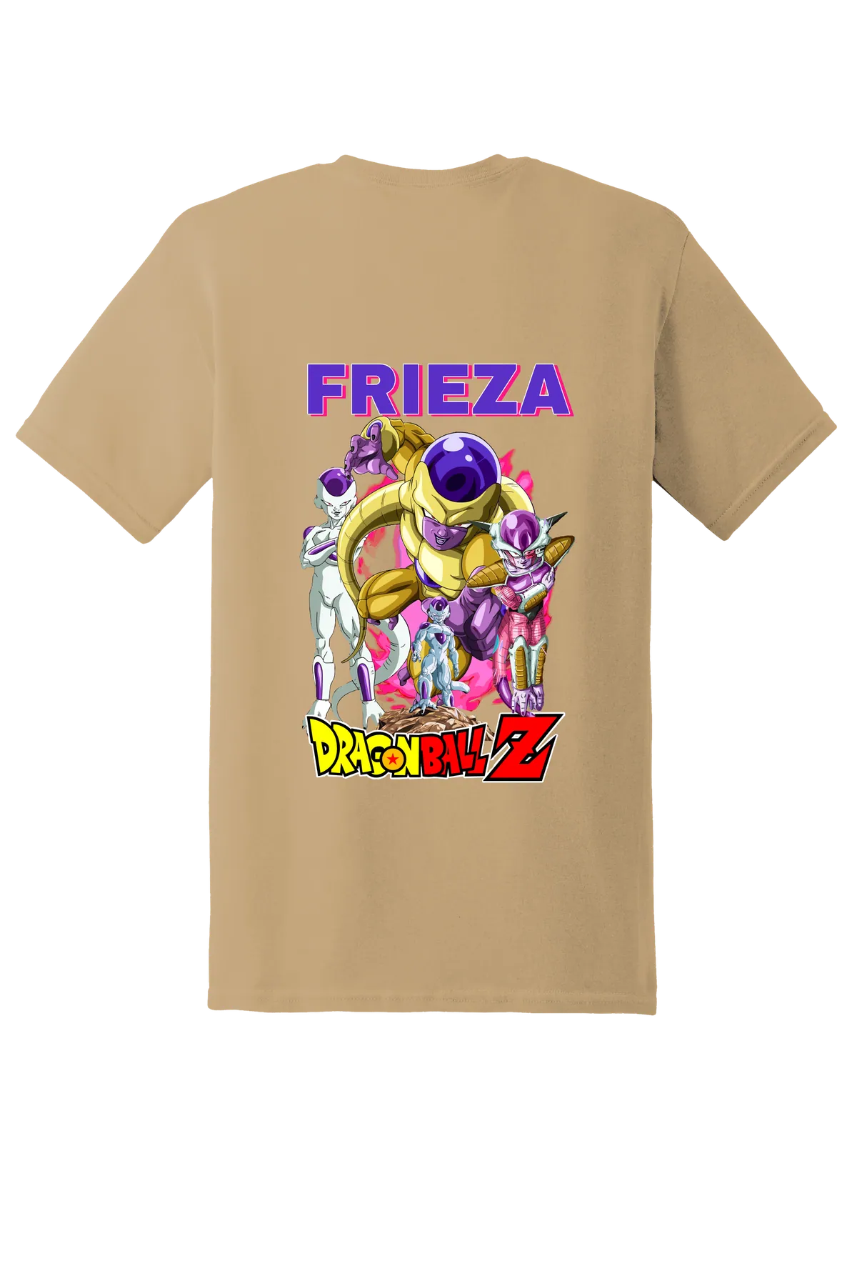 Dragon Ball Tee No. 491, Old Gold, back print