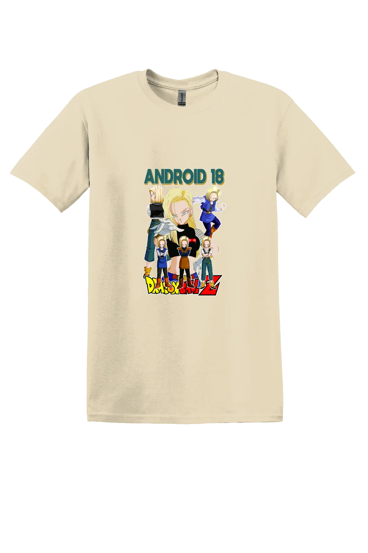 Dragon Ball Tee No. 496, Sand, front print