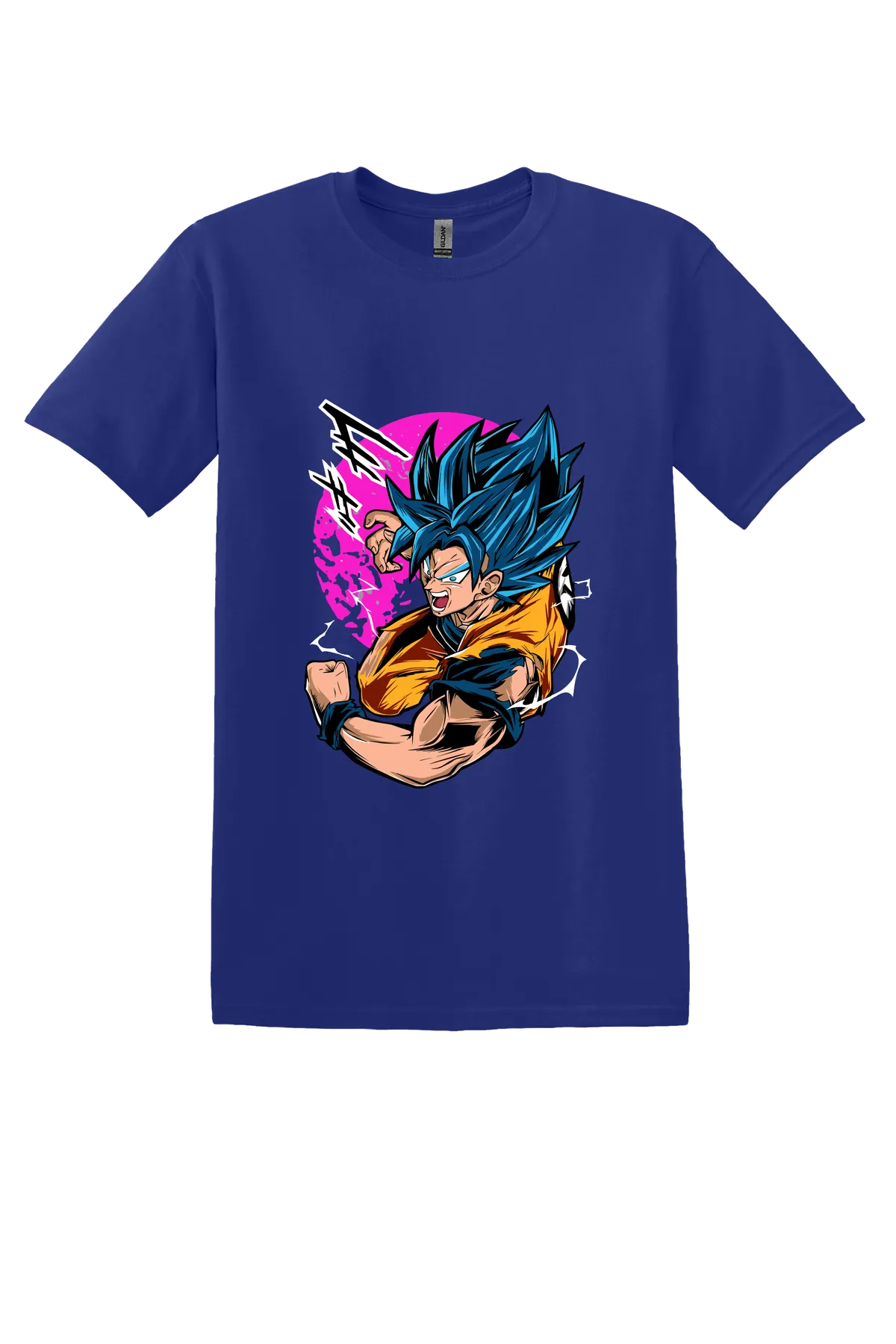 Dragon Ball Tee No. 5, Cobalt Purple, front print