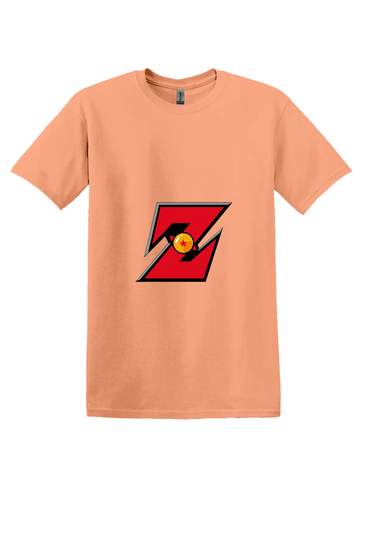 Dragon Ball Tee No. 506, Tangerine, front print