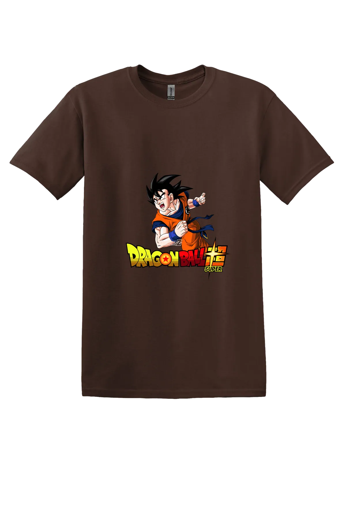 Dragon Ball Tee No. 508, Dark Chocolate, front print