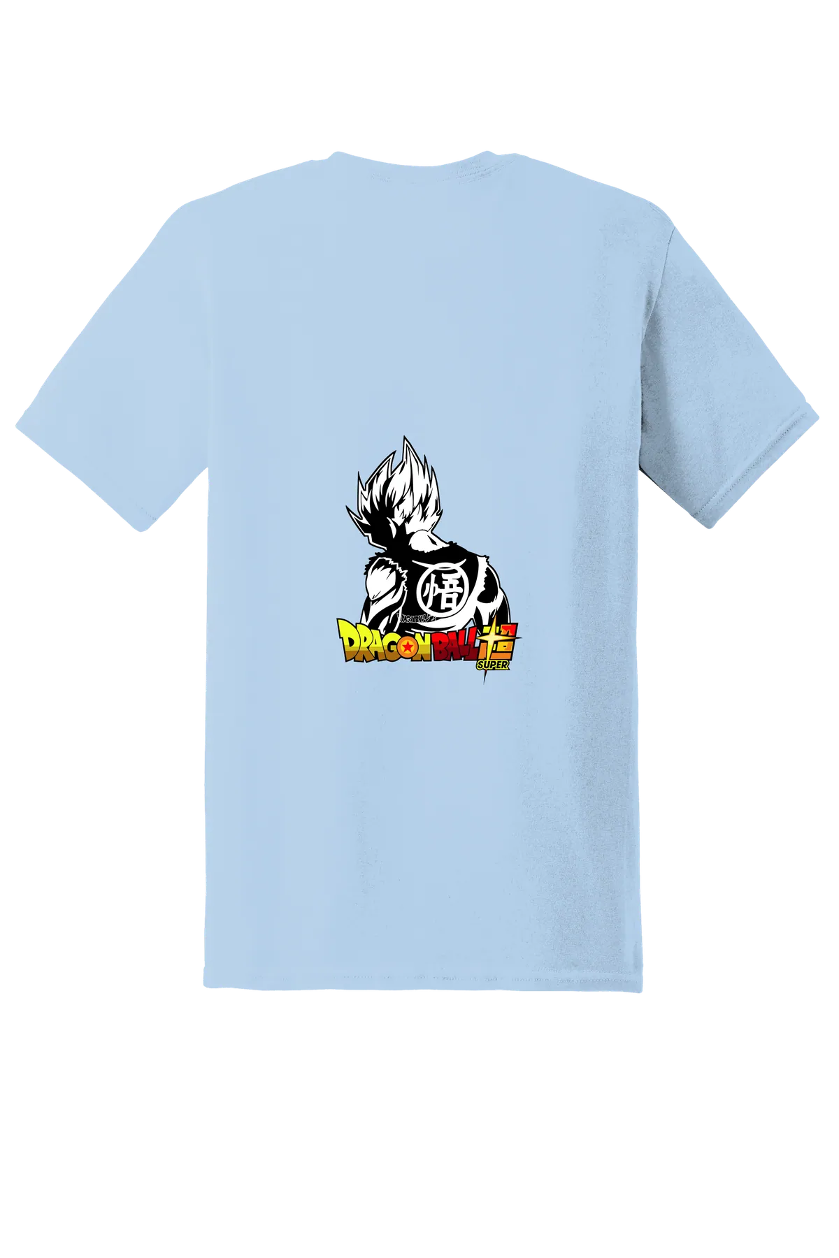 Dragon Ball Tee No. 509, Light Blue, back print