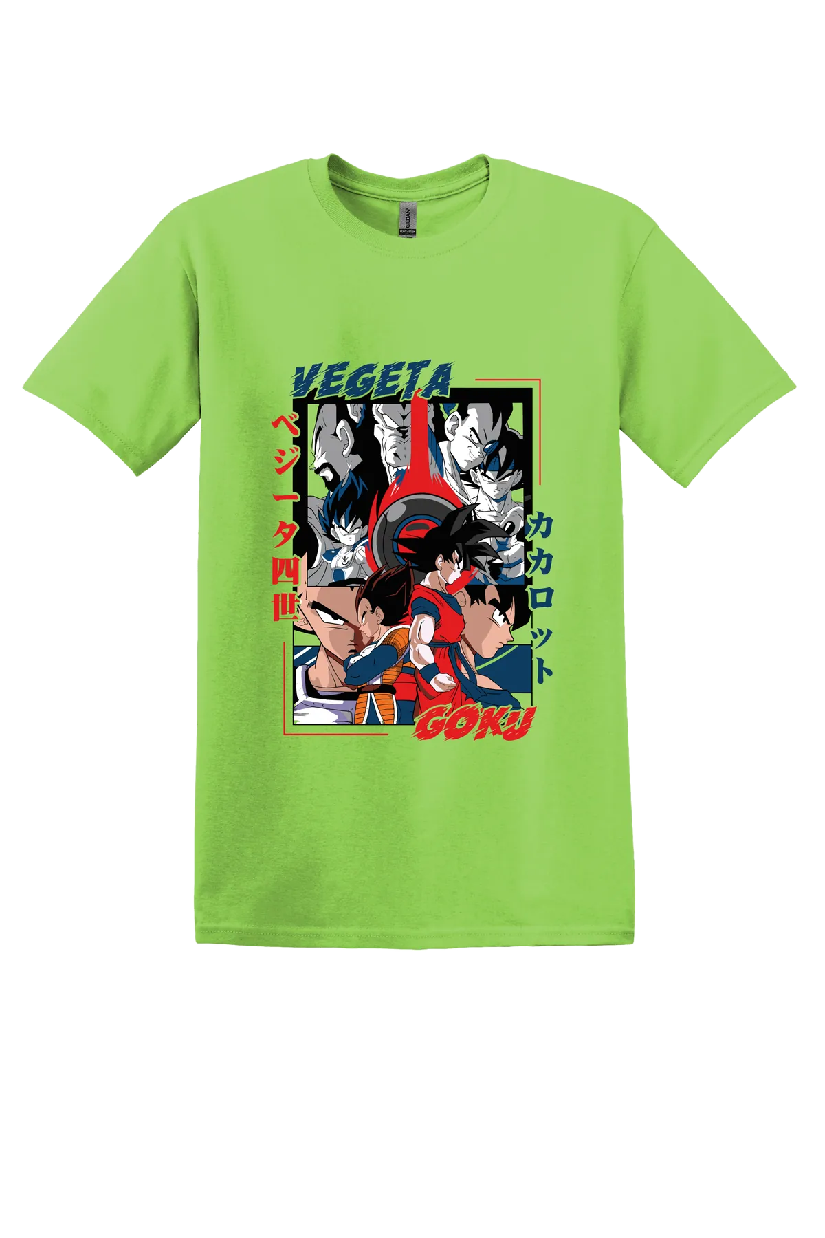 Dragon Ball Tee No. 53, Lime, front print