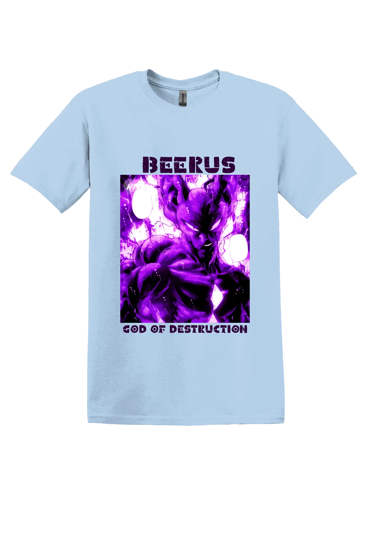 Dragon Ball Tee No. 539, Light Blue, front print