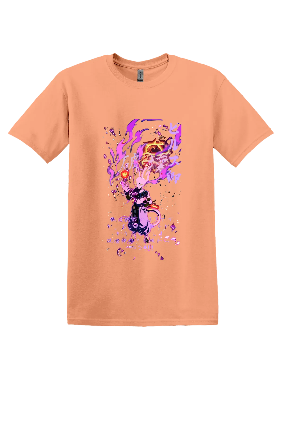 Dragon Ball Tee No. 540, Tangerine, front print