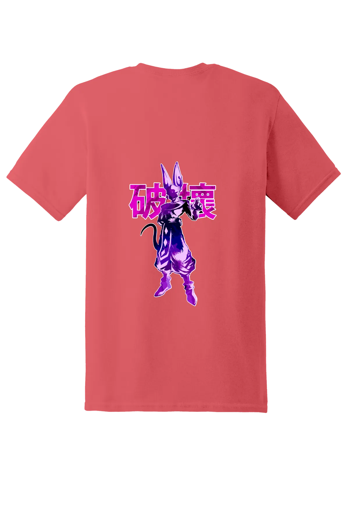 Dragon Ball Tee No. 552, Coral Silk, back print