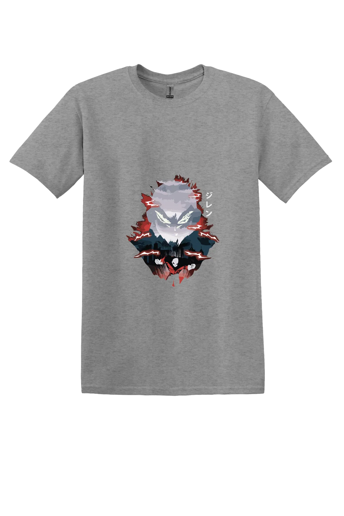Dragon Ball Tee No. 565, Sport Grey, front print