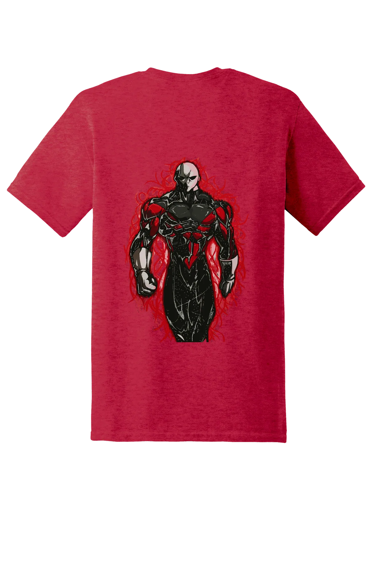 Dragon Ball Tee No. 571, Heather Red, back print