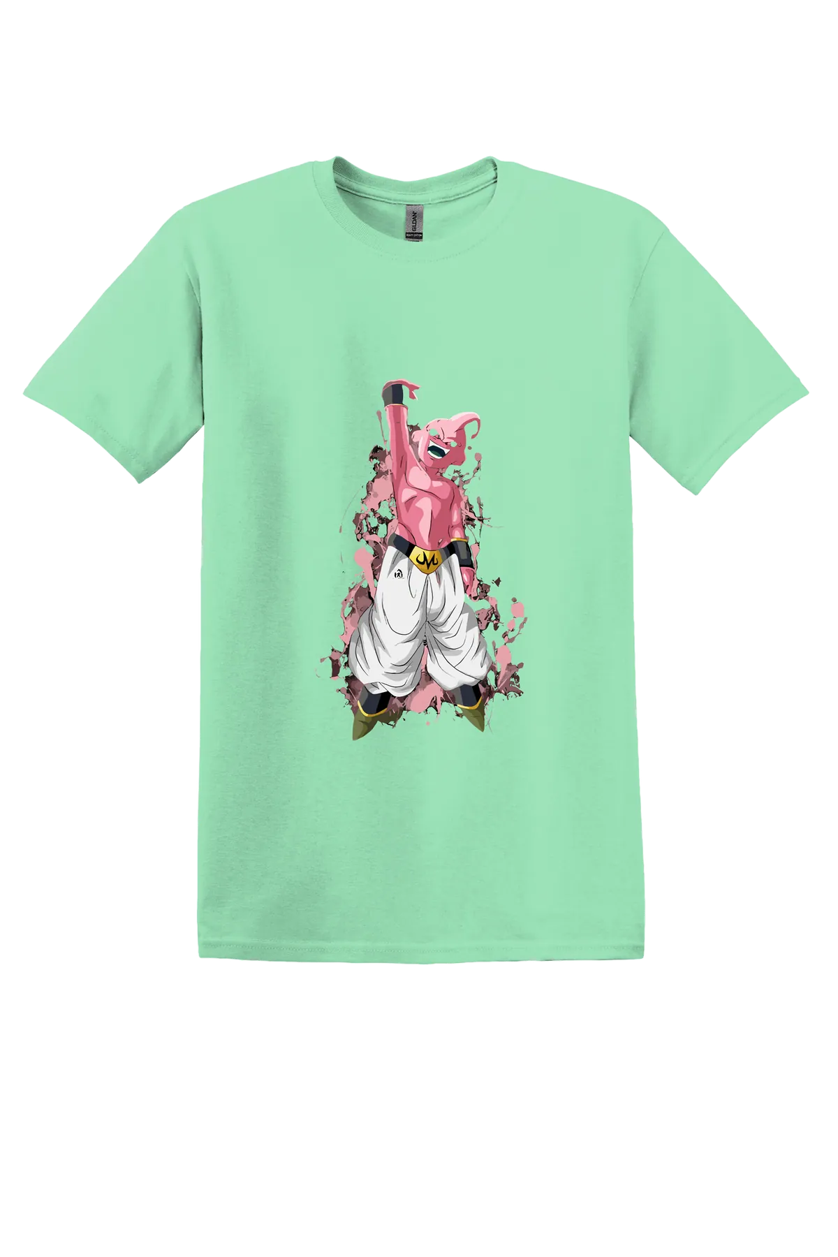 Dragon Ball Tee No. 576, Mint Green, front print