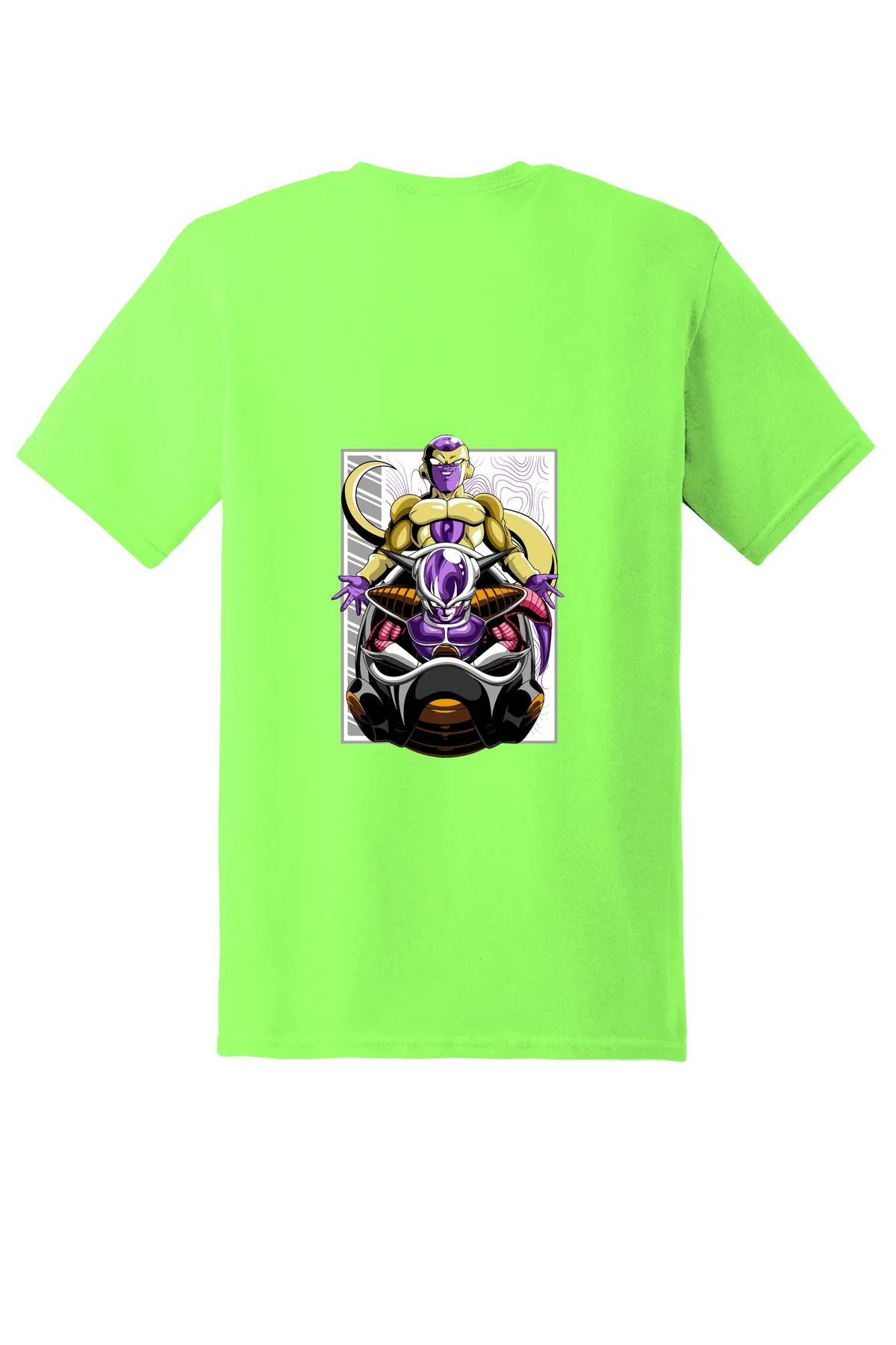 Dragon Ball Tee No. 583, Neon Green, back print