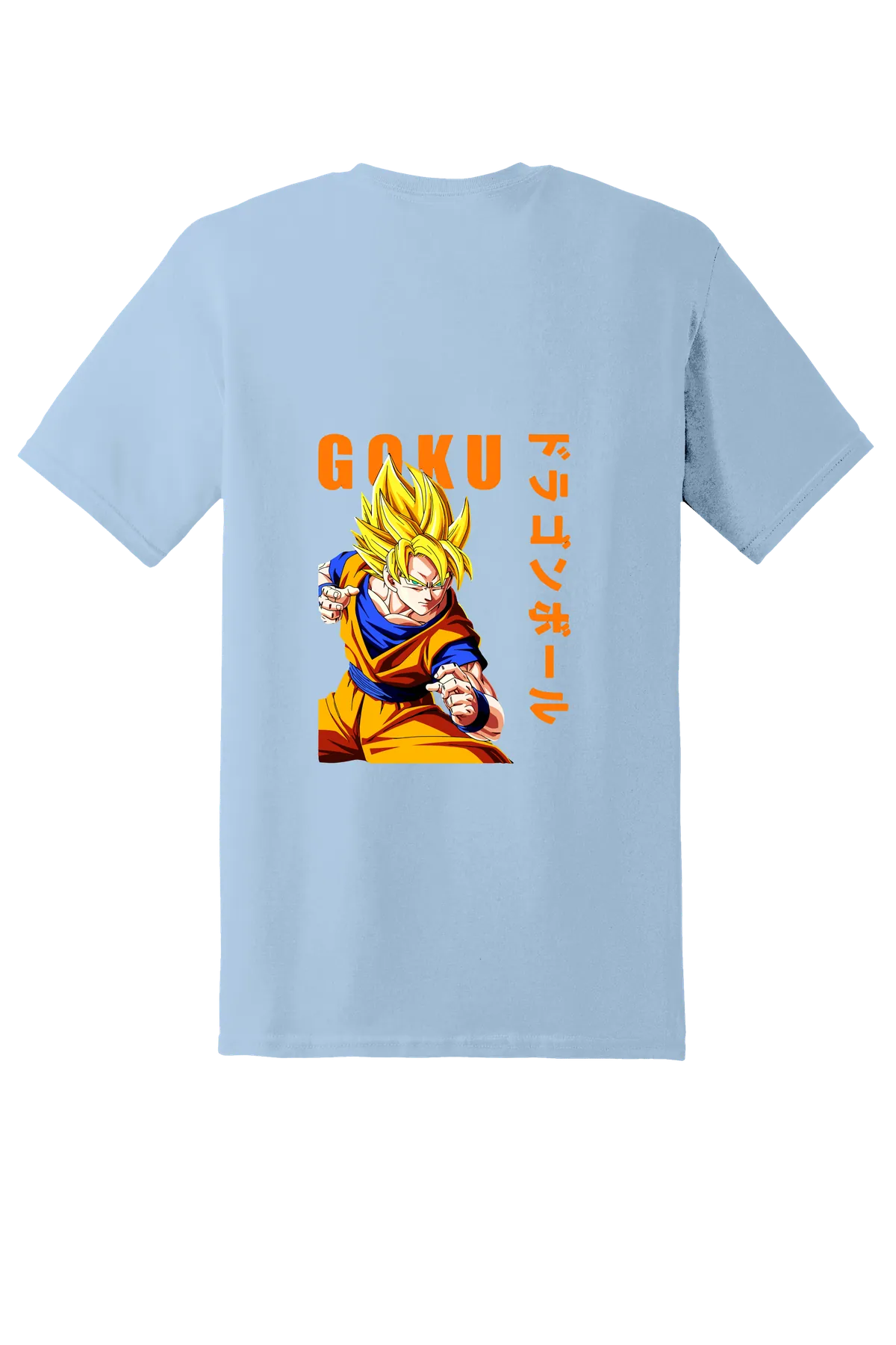Dragon Ball Tee No. 59, Light Blue, back print