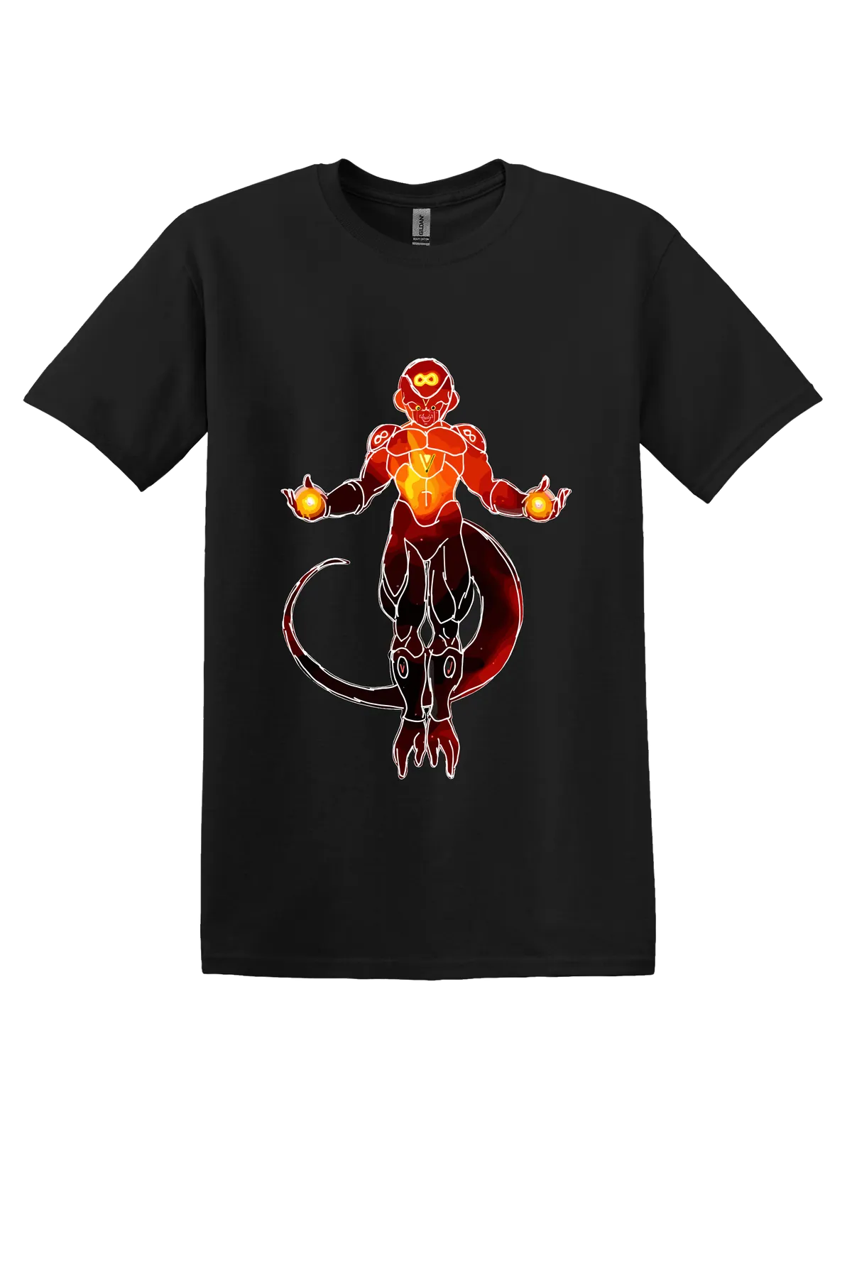 Dragon Ball Tee No. 607, Black, front print