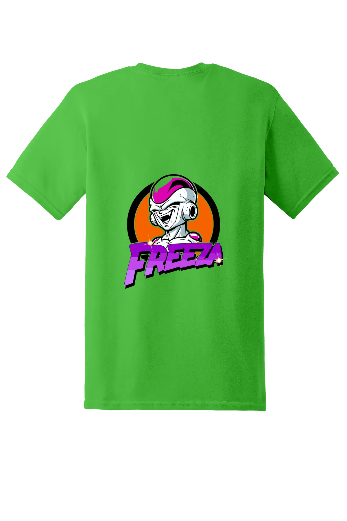 Dragon Ball Tee No. 609, Electric Green, back print