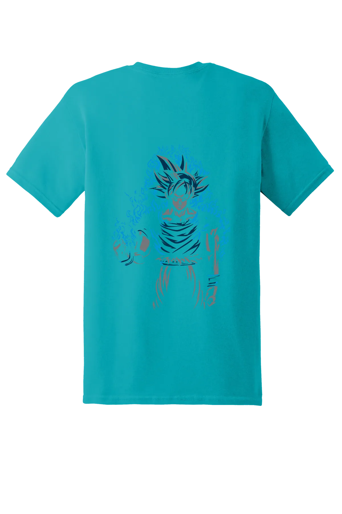 Dragon Ball Tee No. 74, Tropical Blue, back print