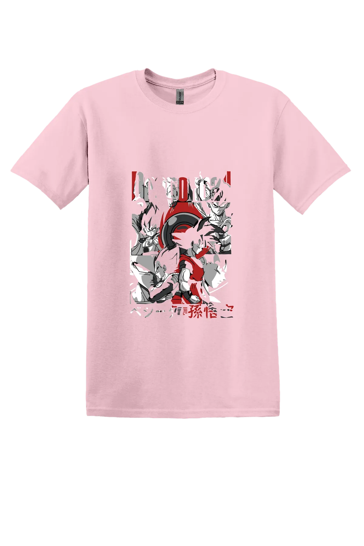 Dragon Ball Tee No. 83, Pink, front print