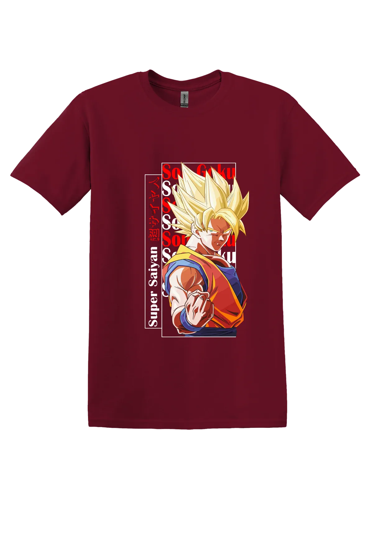 Dragon Ball Tee No. 94, Cardinal Red, front print