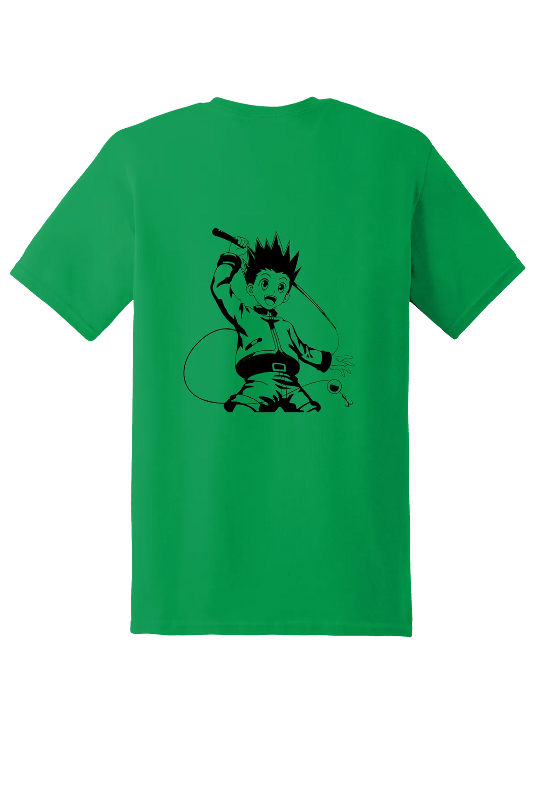 Hunter x Hunter 1-07 Tee, Irish Green, back print