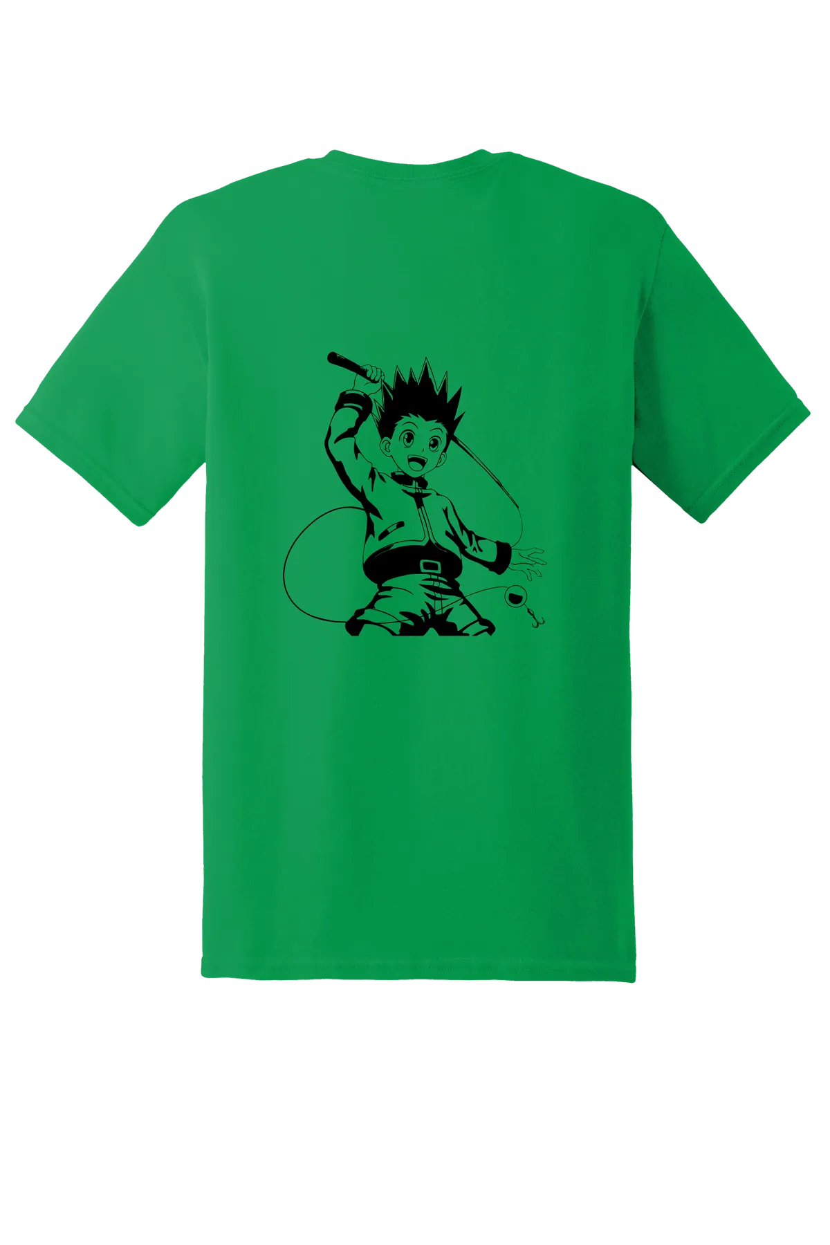 Hunter x Hunter 1-07 Tee, Irish Green, back print