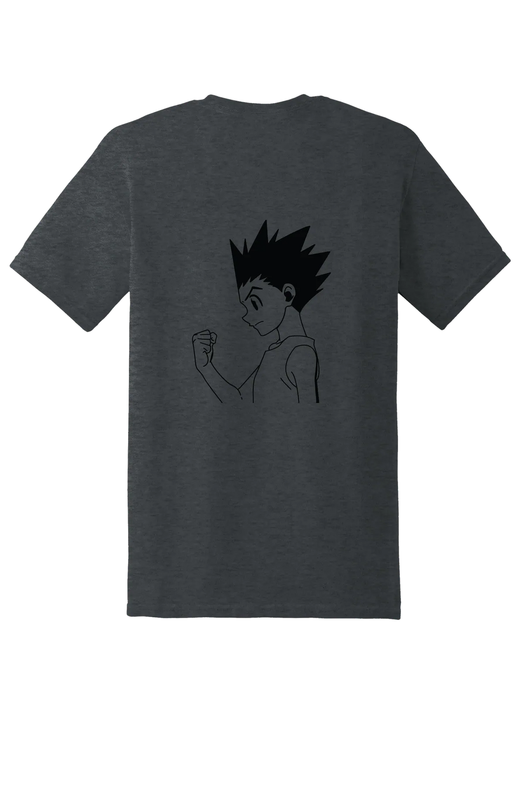 Hunter x Hunter 1-13 Tee, Dark Heather, back print