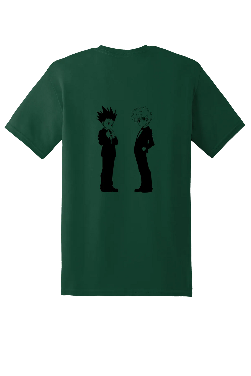 Hunter x Hunter 1-14 Tee, Forest  Green, back print