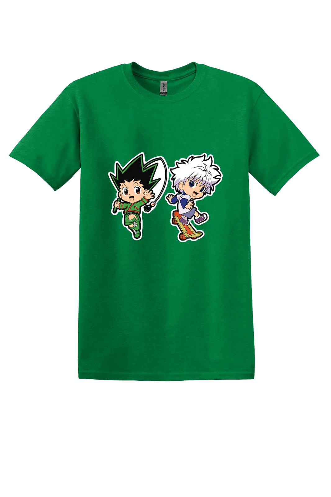 Hunter x Hunter 1-17 Tee, Antique Irish Green, front print