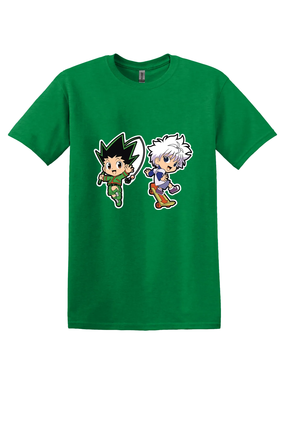 Hunter x Hunter 1-17 Tee, Antique Irish Green, front print