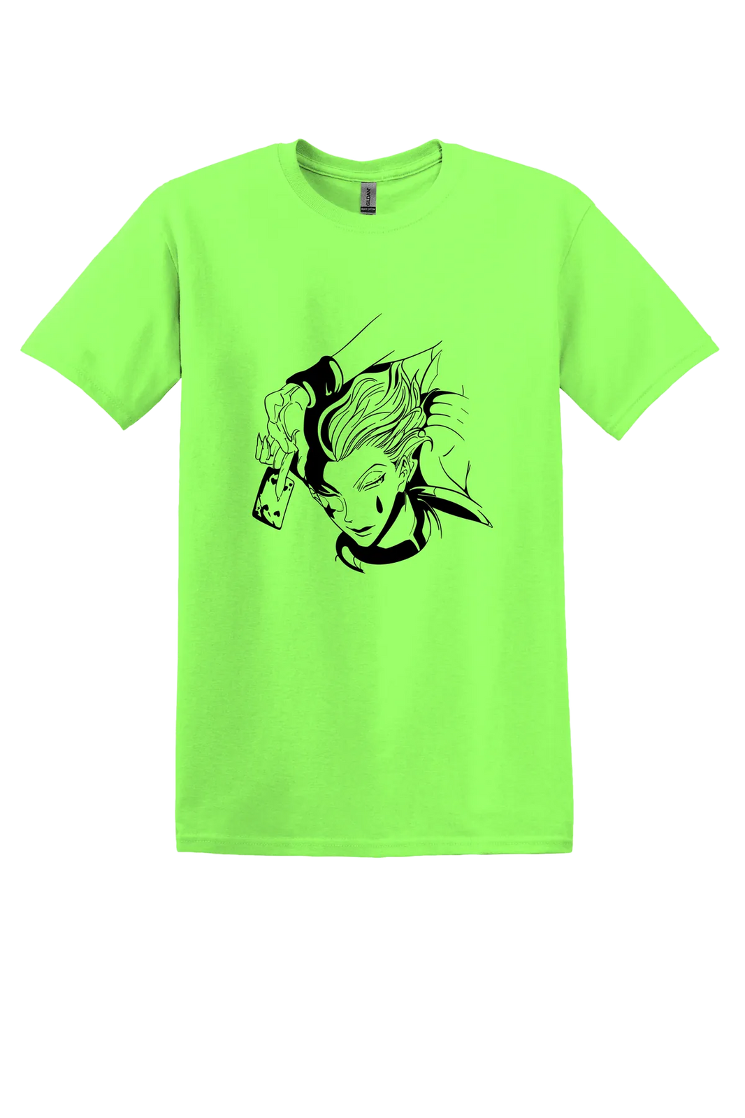 Hunter x Hunter 1-20 Tee, Neon Green, front print