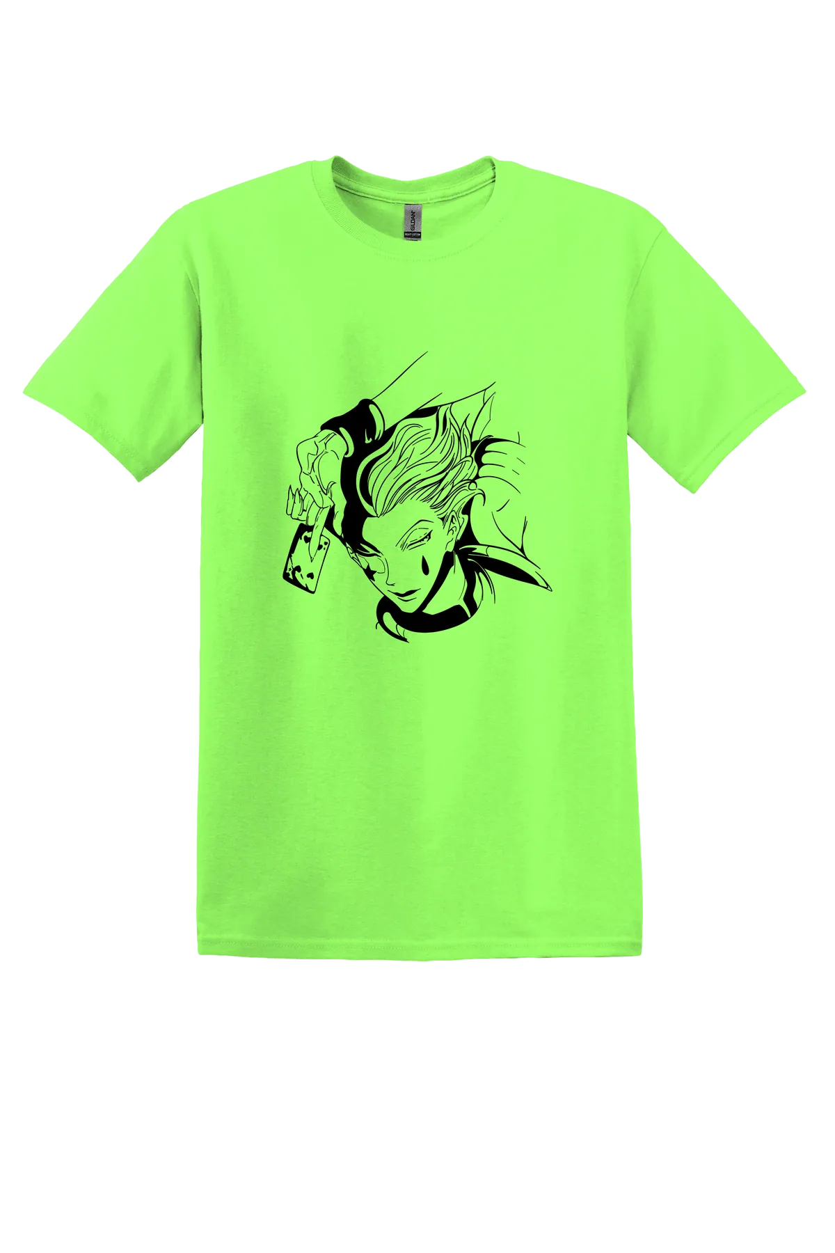Hunter x Hunter 1-20 Tee, Neon Green, front print