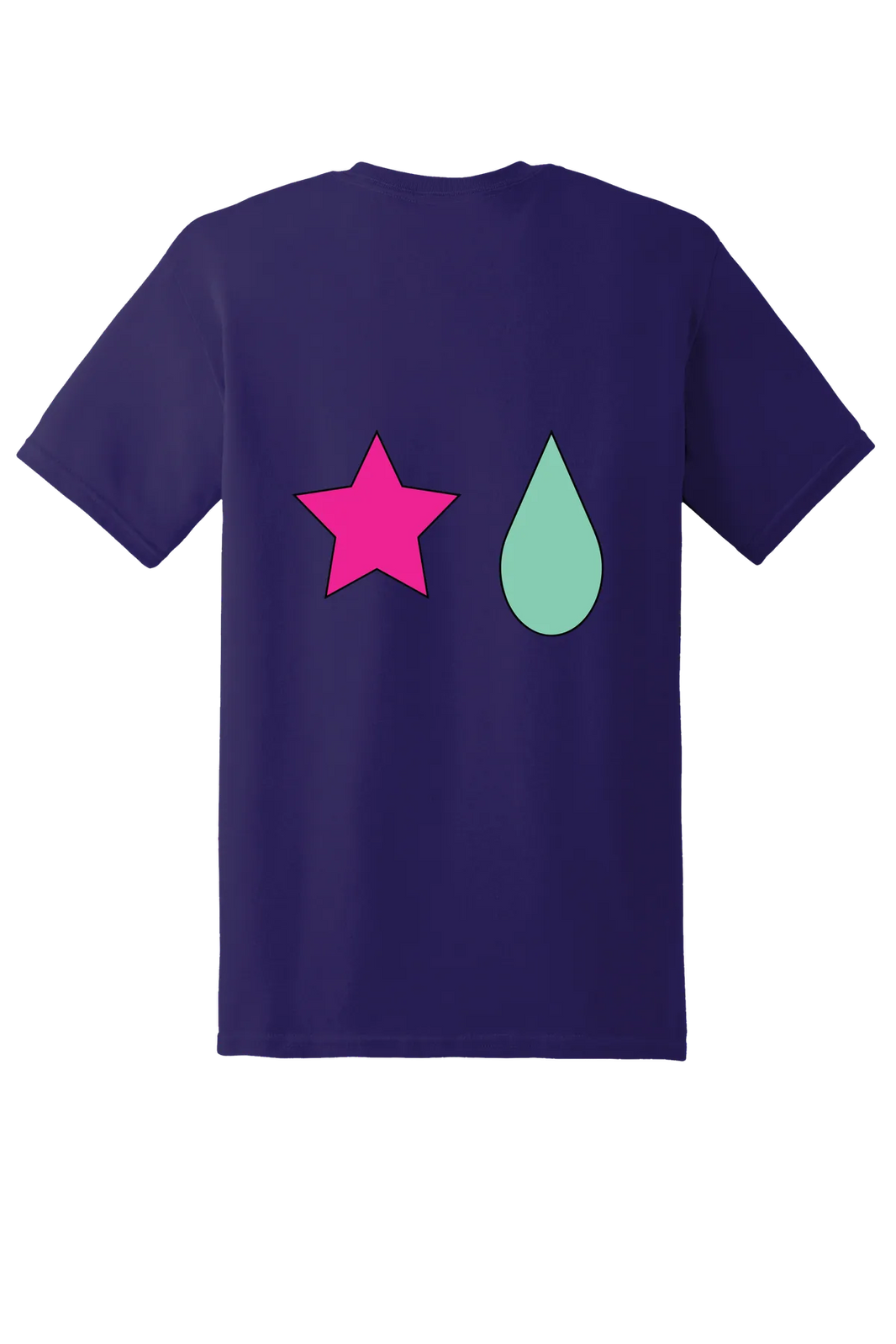 Hunter x Hunter 1-23 Tee, Fan Deep Purple, back print