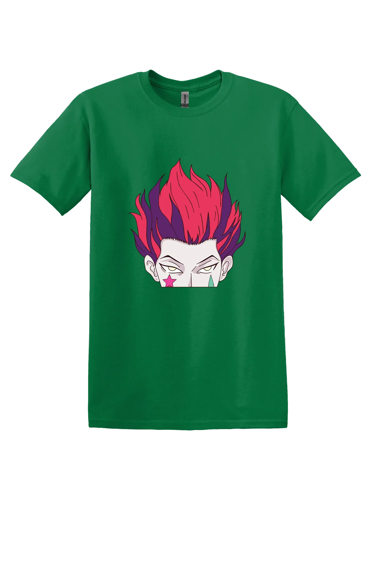 Hunter x Hunter 1-24 Tee, Turf Green, front print