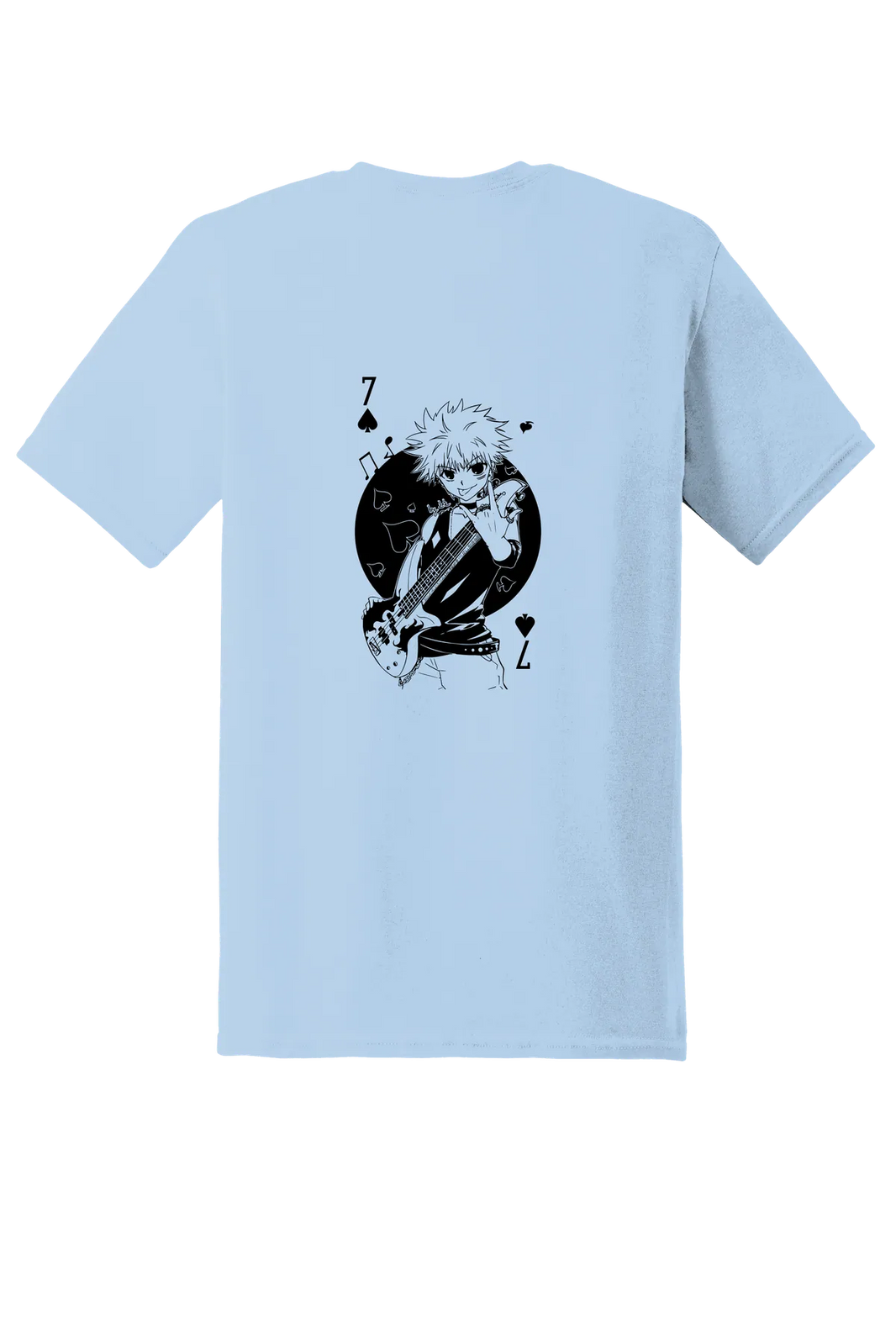 Hunter x Hunter 1-28 Tee, Light Blue, back print