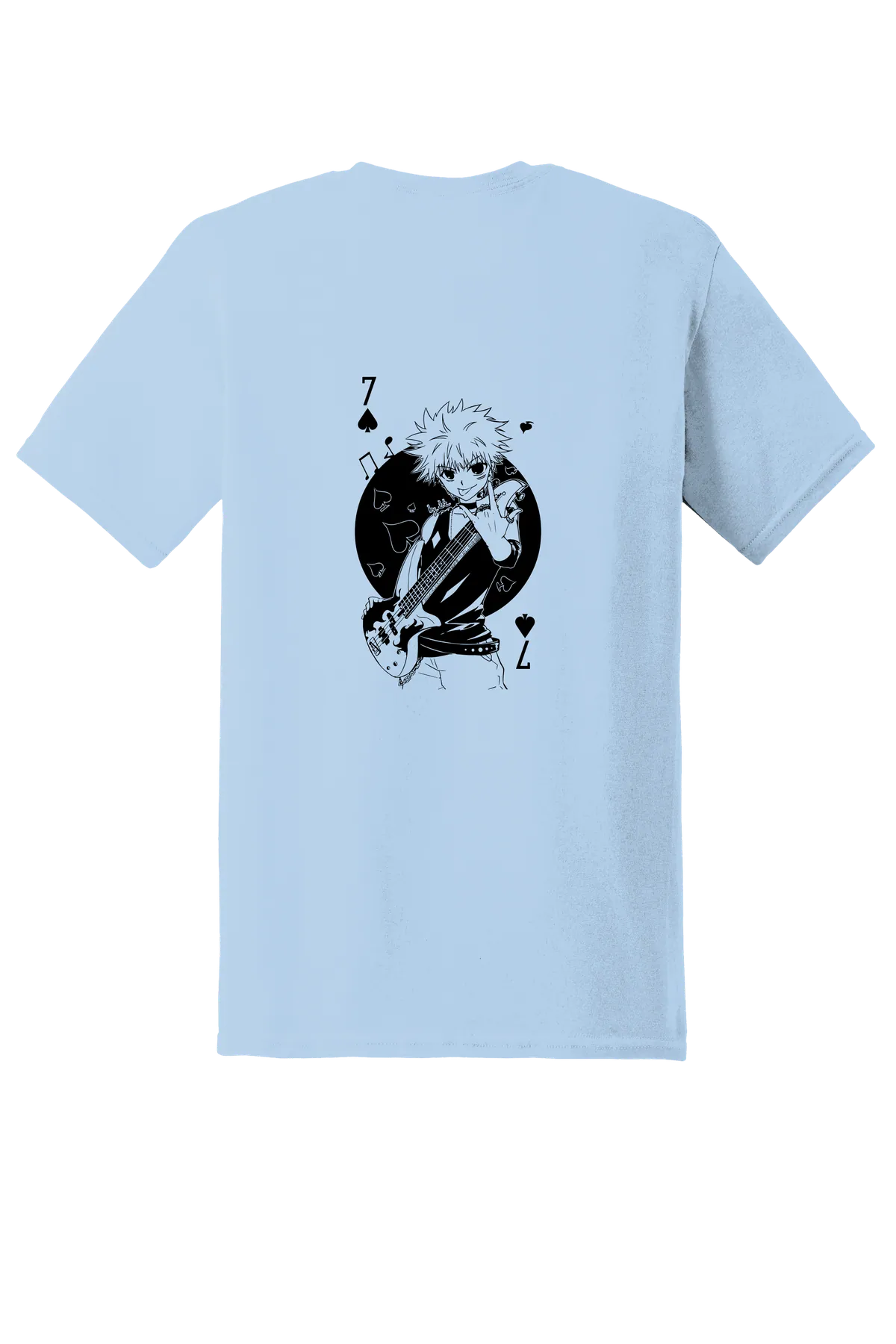 Hunter x Hunter 1-28 Tee, Light Blue, back print