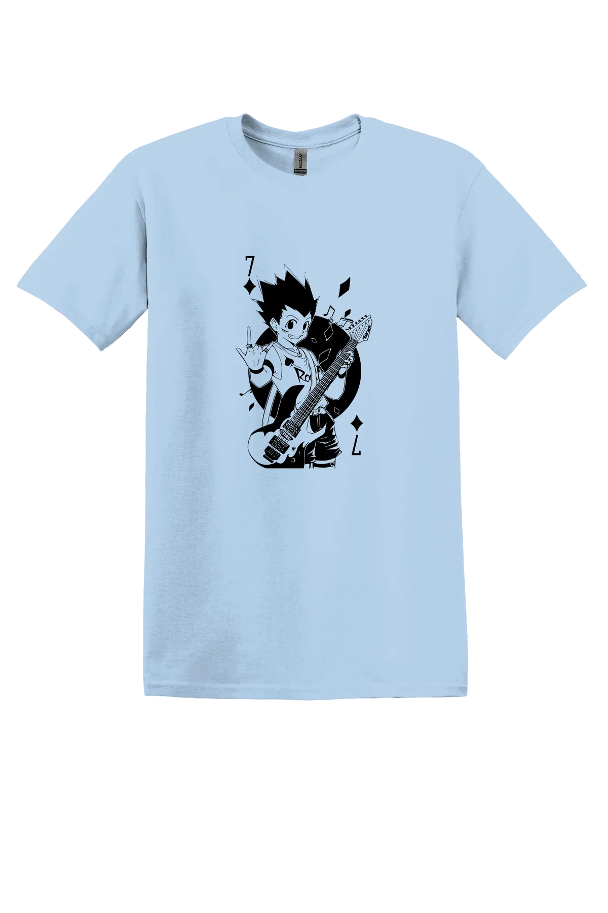 Hunter x Hunter 1-29 Tee, Light Blue, front print
