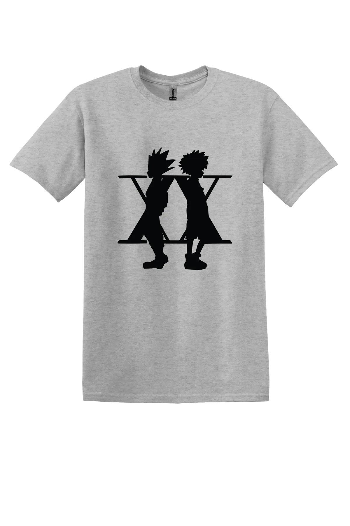 Hunter x Hunter 1-33 Tee, Ash Grey, front print
