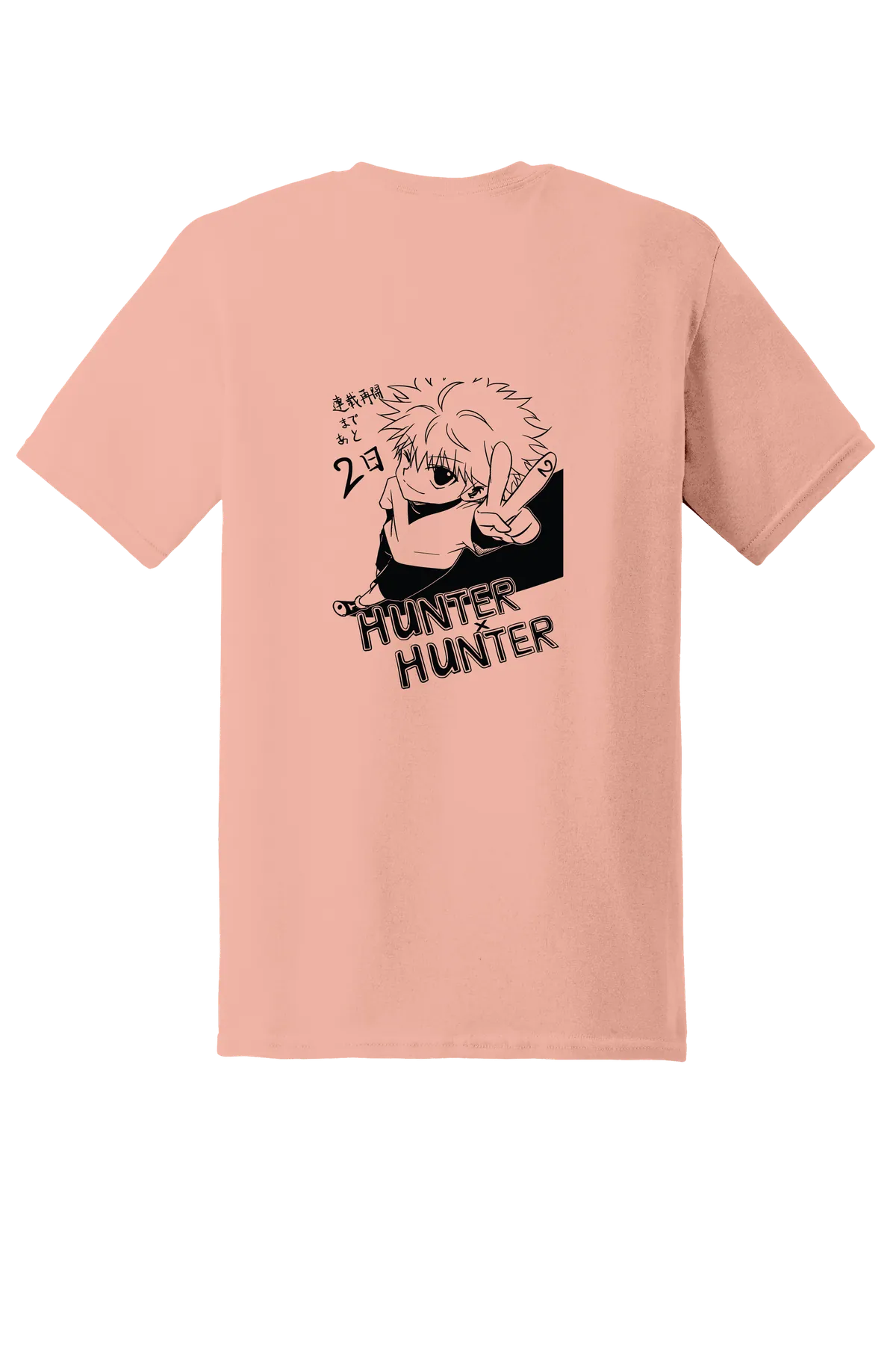 Hunter x Hunter 1-34 Tee, Dusty Rose, back print