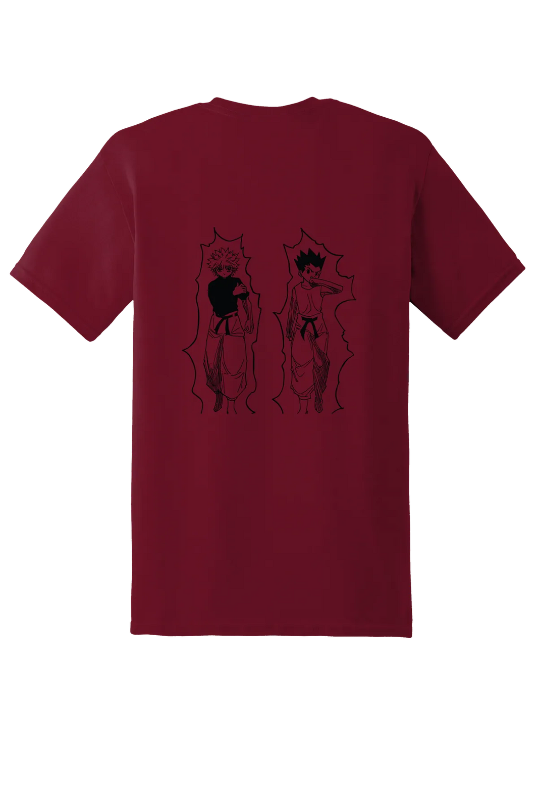 Hunter x Hunter 1-41 Tee, Cardinal Red, back print