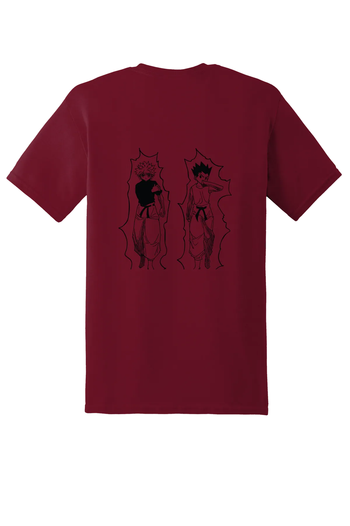 Hunter x Hunter 1-41 Tee, Cardinal Red, back print