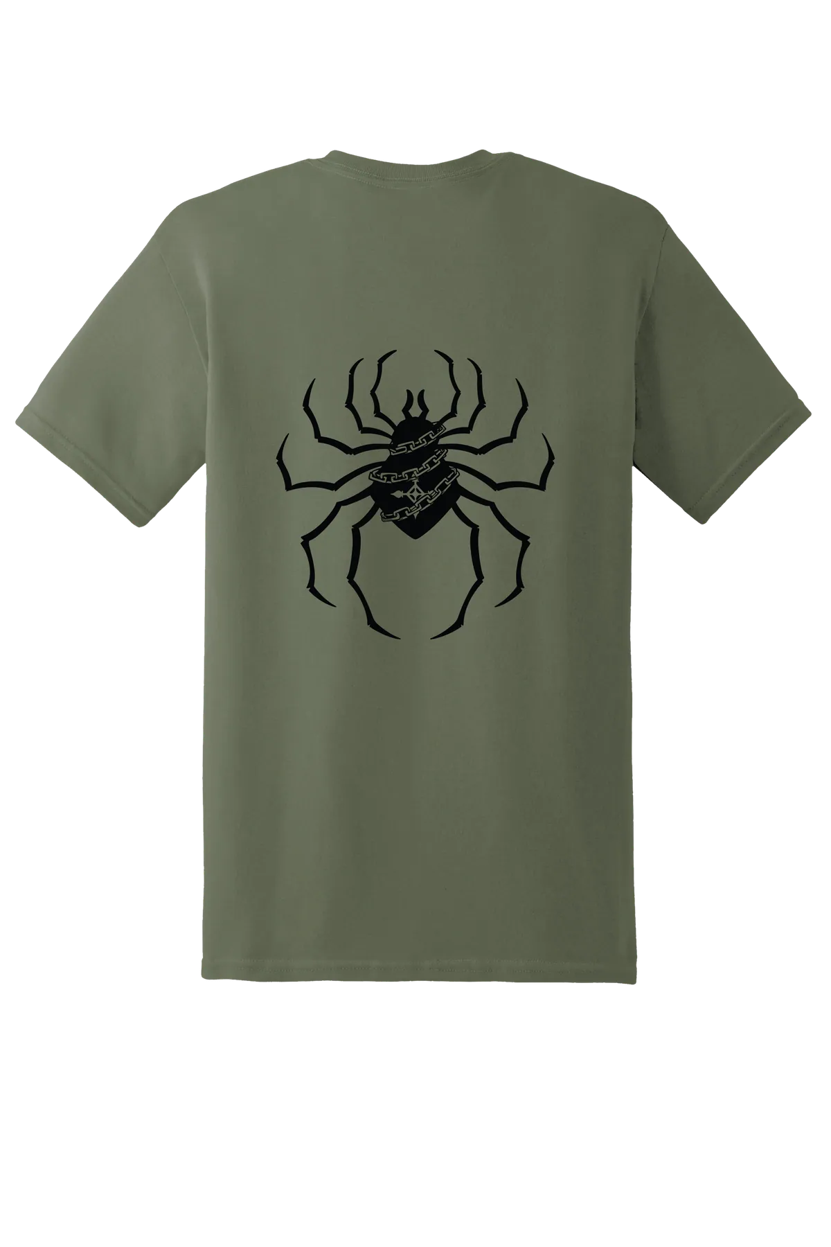 Hunter x Hunter 1-42 Tee, Military Green, back print