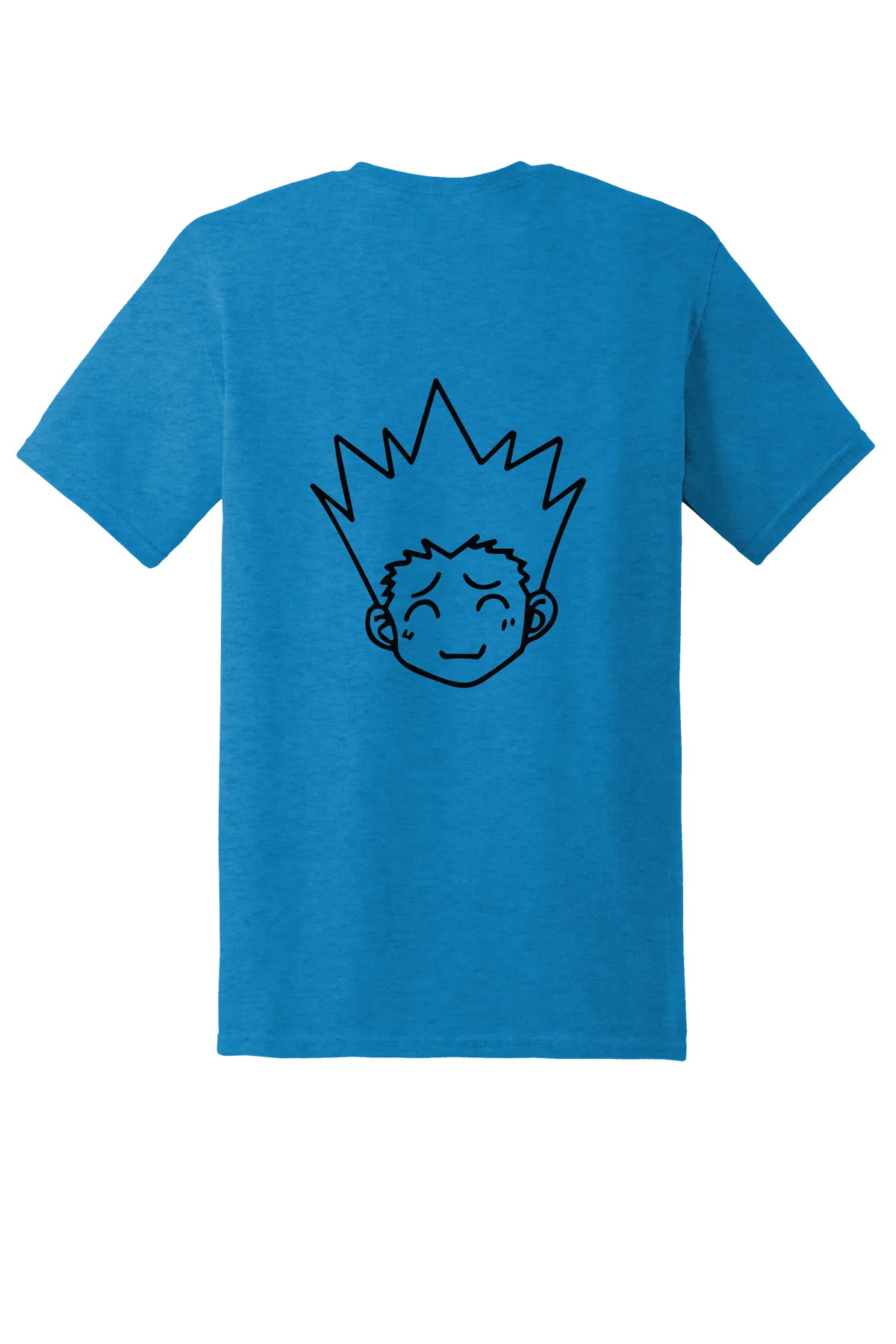 Hunter x Hunter 1-48 Tee, Heather Sapphire, back print